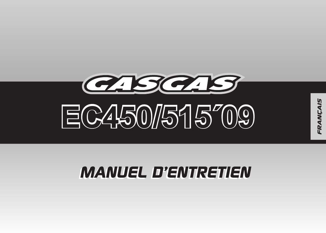 Guide utilisation  GAS GAS EC450  de la marque GAS GAS