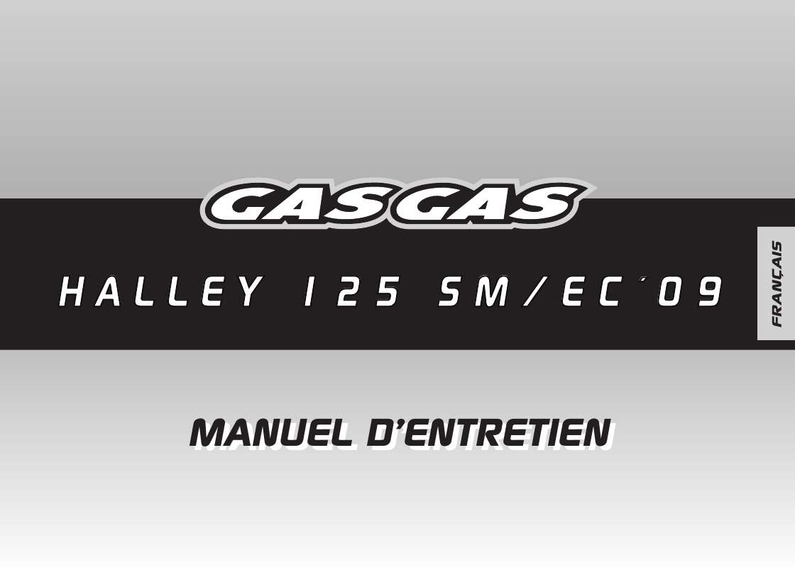 Guide utilisation  GAS GAS HALLEY 125 SM  de la marque GAS GAS