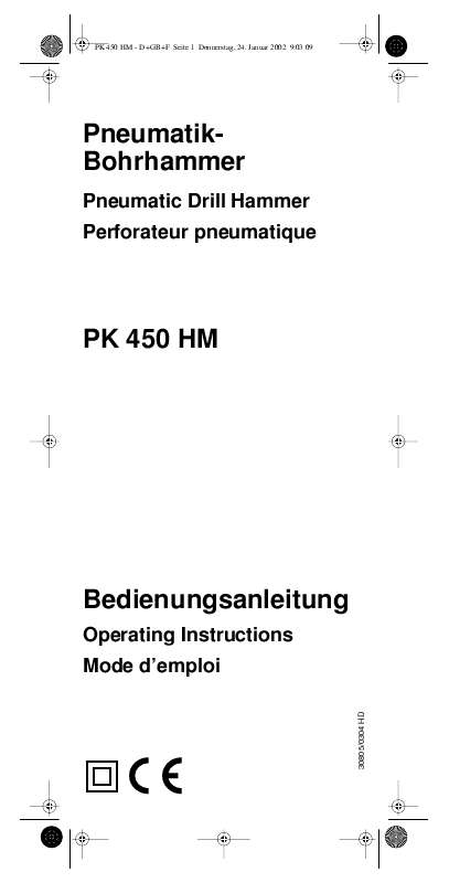 Guide utilisation KRESS PK 450 HM  de la marque KRESS