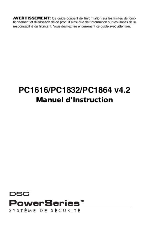 Guide utilisation  ADT PC1616  de la marque ADT