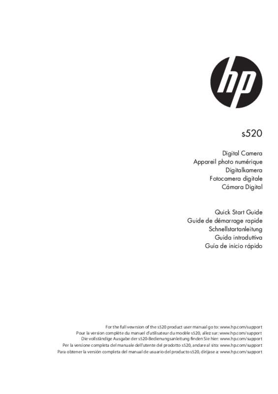 Guide utilisation HP S520  de la marque HP