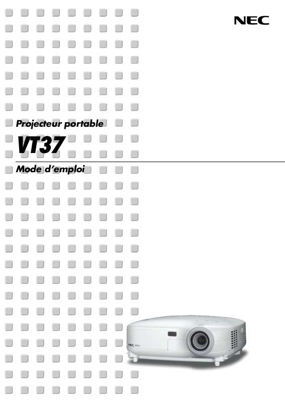Guide utilisation NEC VT37  de la marque NEC