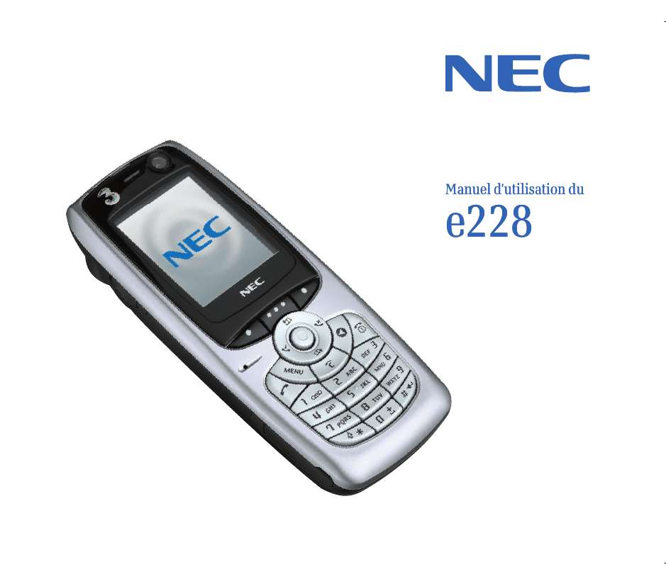 Guide utilisation NEC E228  de la marque NEC