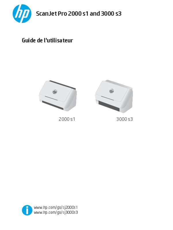 Guide utilisation HP SCANJET PRO 2000 S1  de la marque HP