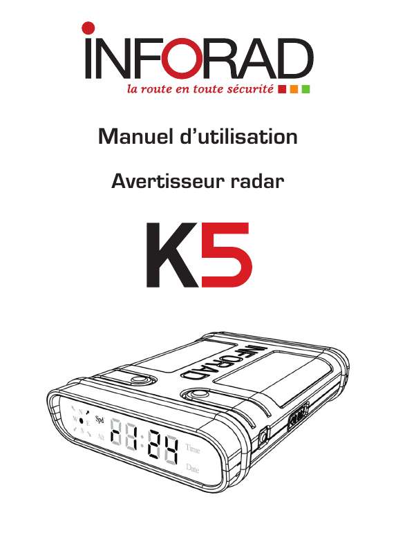 Guide utilisation INFORAD K5  de la marque INFORAD