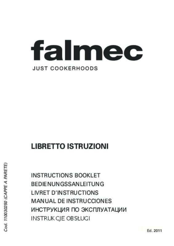 Guide utilisation FALMEC ONDA1440 de la marque FALMEC