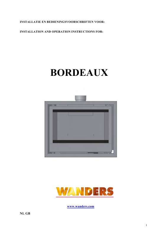 Guide utilisation  WANDERS BORDEAUX  de la marque WANDERS
