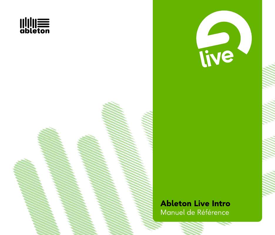 Guide utilisation  ABLETON LIVE INTRO  de la marque ABLETON