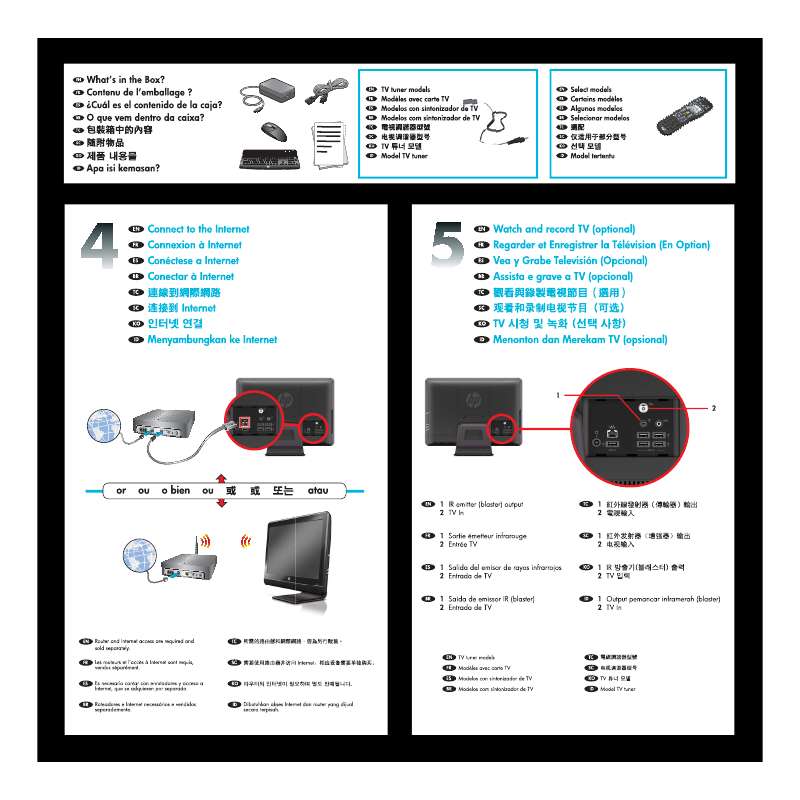 Guide utilisation COMPAQ ALL-IN-ONE 200-5090D  de la marque COMPAQ
