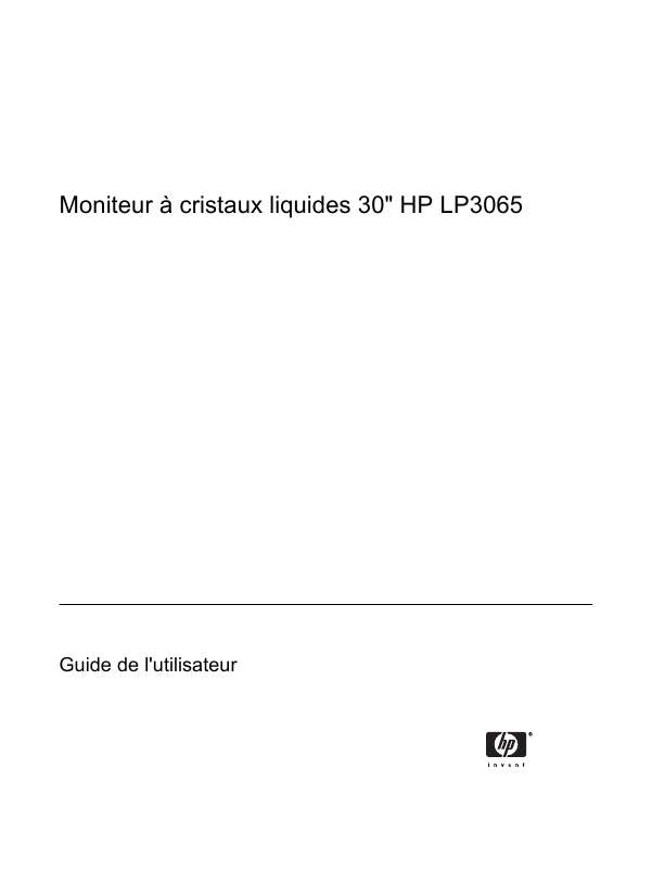 Guide utilisation COMPAQ LP3065  de la marque COMPAQ