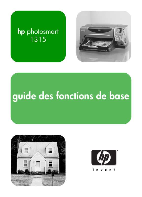 Guide utilisation COMPAQ PHOTOSMART 1315  de la marque COMPAQ