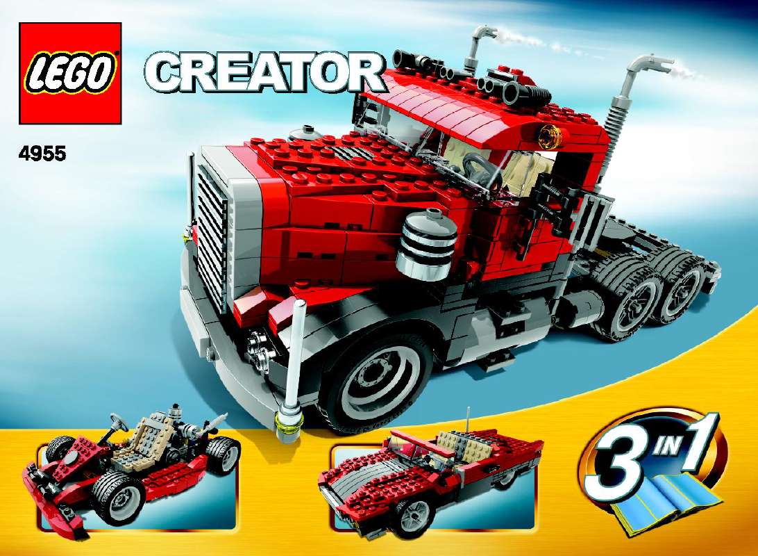 Guide utilisation  LEGO CREATOR 4955  de la marque LEGO