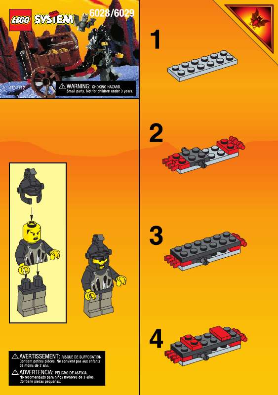 Guide utilisation  LEGO 6028  de la marque LEGO