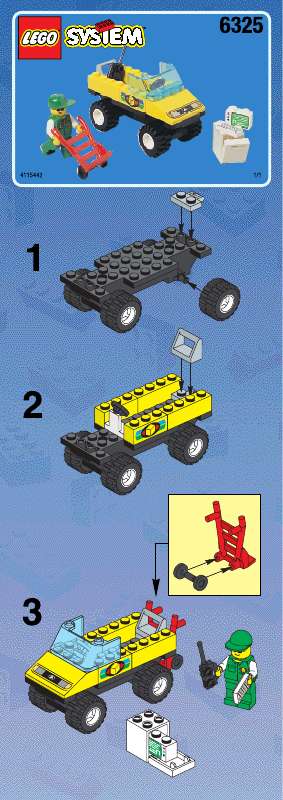 Guide utilisation  LEGO 6325  de la marque LEGO