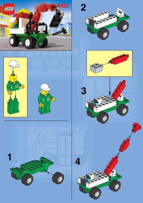 Guide utilisation  LEGO 6423  de la marque LEGO