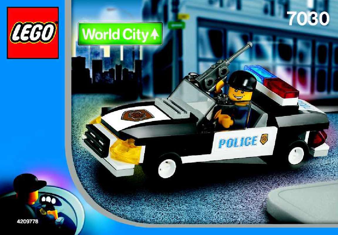 Guide utilisation  LEGO 7030 WORLD CITY  de la marque LEGO