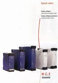 Notice MGE PULSAR ELLIPSE 1200 Onduleur