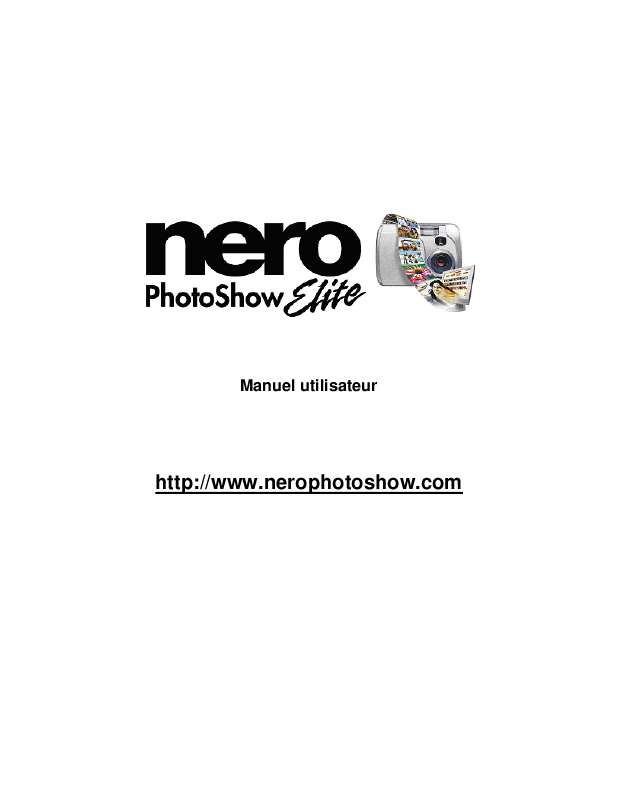 Guide utilisation NERO NERO PHOTOSHOW ELITE  de la marque NERO