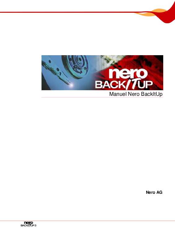 Guide utilisation NERO BACKLTUP  de la marque NERO