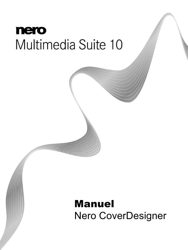 Guide utilisation NERO COVERDESIGNER MULTIMEDIA SUITE 10  de la marque NERO