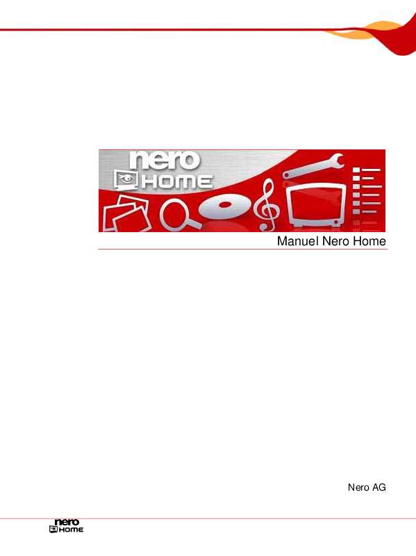 Guide utilisation NERO HOME  de la marque NERO