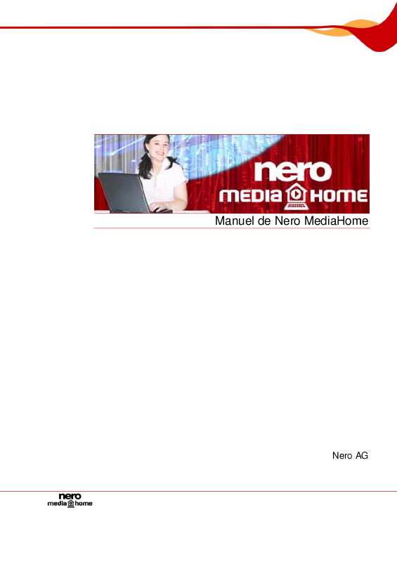 Guide utilisation NERO MEDIAHOME  de la marque NERO