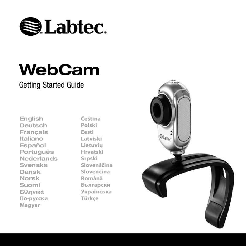 Guide utilisation  LABTEC WEBCAM 2200  de la marque LABTEC