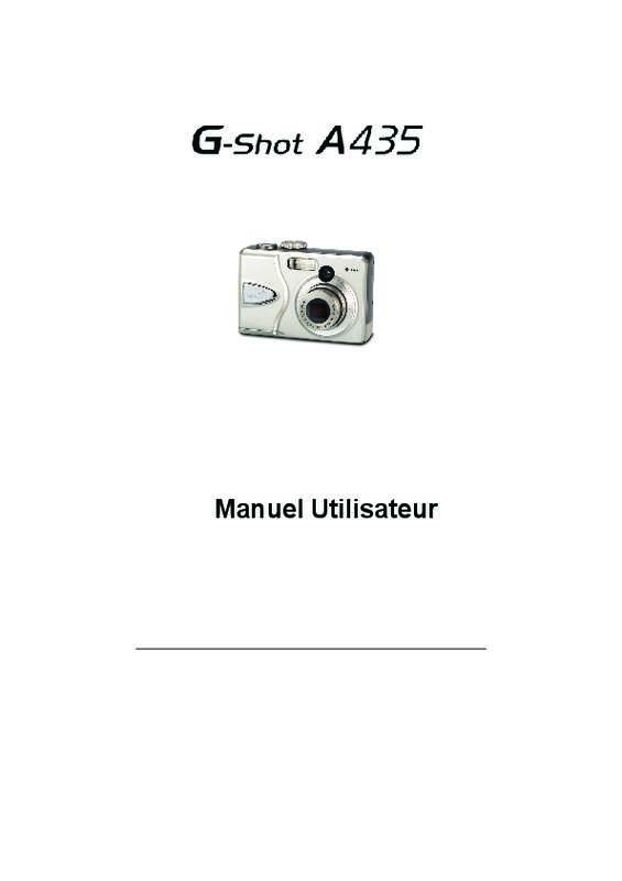 Guide utilisation  GENIUS G-SHOT A435  de la marque GENIUS