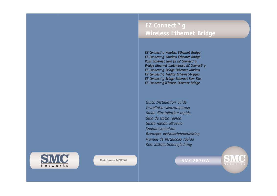 Guide utilisation SMC 2870W  de la marque SMC