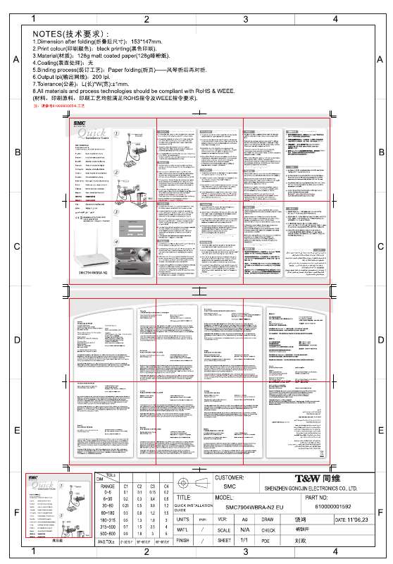 Guide utilisation SMC SMC7904WBRA-N2  de la marque SMC