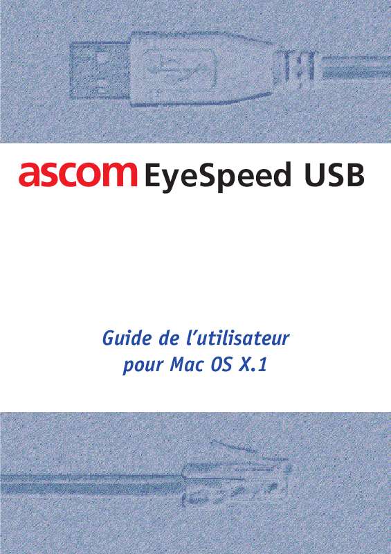 Guide utilisation  ASCOM EYESPEED USB  de la marque ASCOM