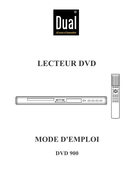 Guide utilisation DUAL DVD-900  de la marque DUAL