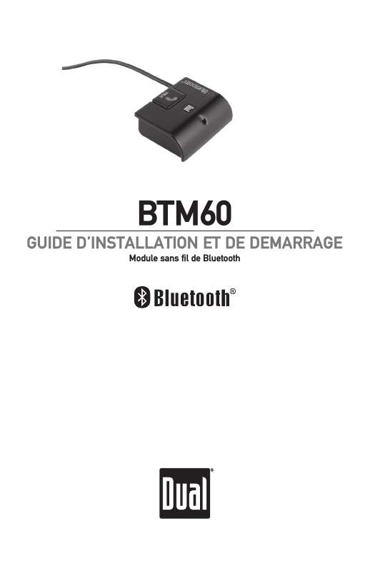 Guide utilisation DUAL BTM60  de la marque DUAL