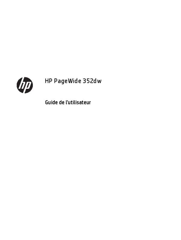 Guide utilisation HP Â PAGEWIDE PRO 352DW  de la marque HP