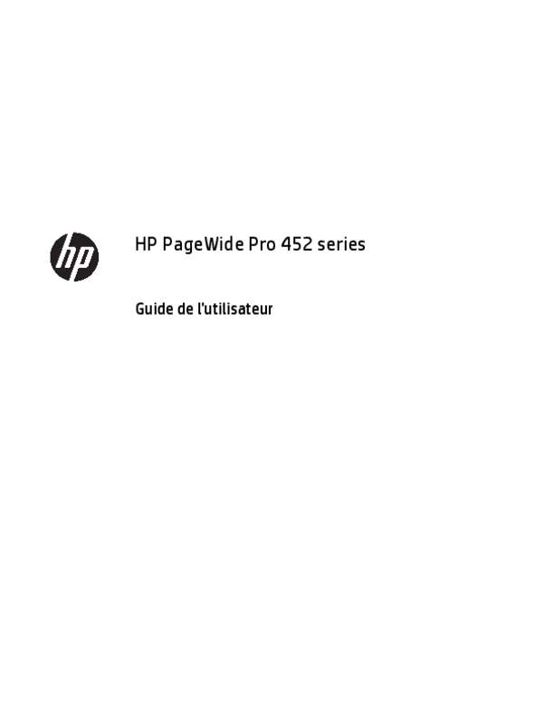 Guide utilisation HP Â PAGEWIDE PRO 452DW  de la marque HP