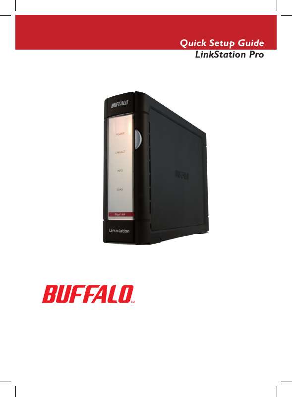 Guide utilisation BUFFALO LINKSTATION PRO  de la marque BUFFALO