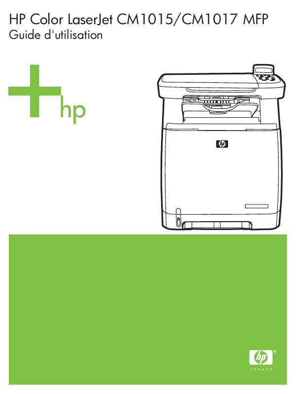 Guide utilisation HP 1015  de la marque HP