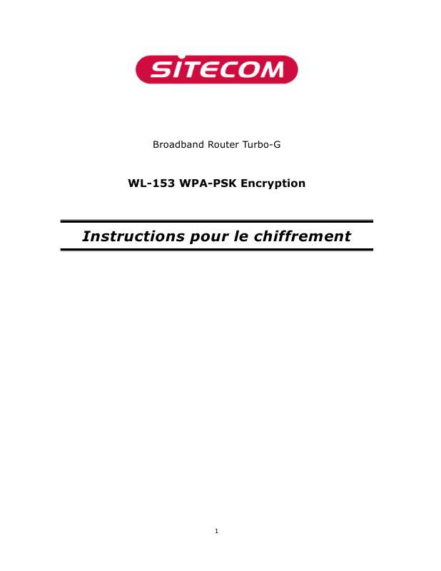 Guide utilisation SITECOM WL-153  de la marque SITECOM