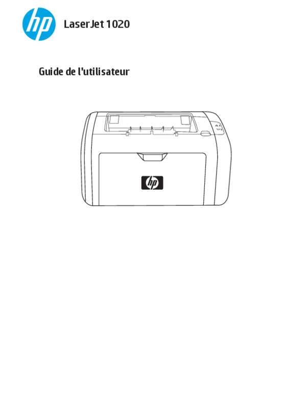 Guide utilisation HP 1020  de la marque HP