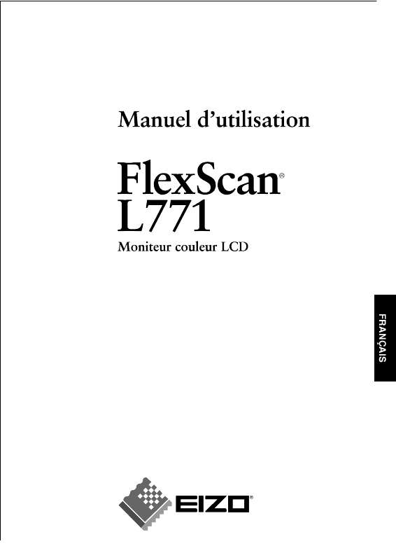Guide utilisation EIZO FLEXSCAN L771  de la marque EIZO