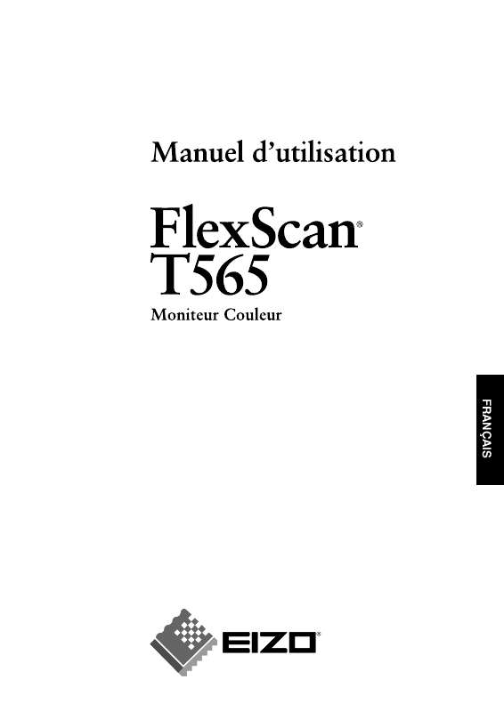 Guide utilisation EIZO FLEXSCAN T565  de la marque EIZO