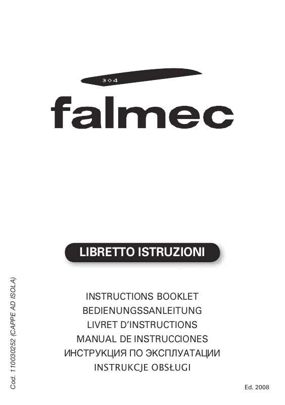 Guide utilisation FALMEC ISLAND de la marque FALMEC
