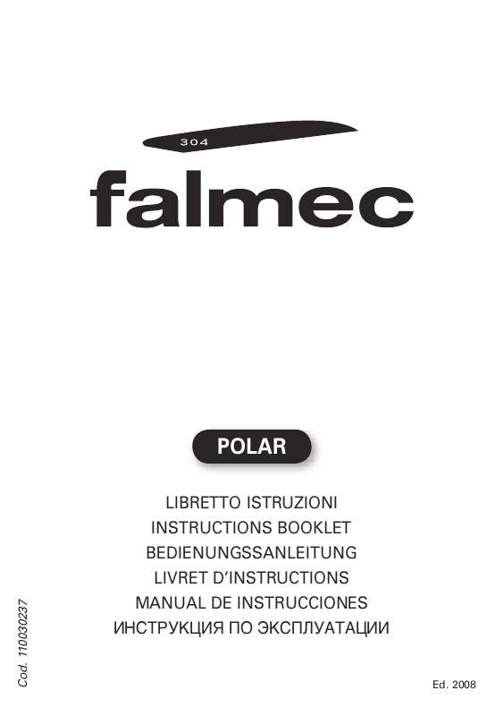 Guide utilisation FALMEC POLAR de la marque FALMEC