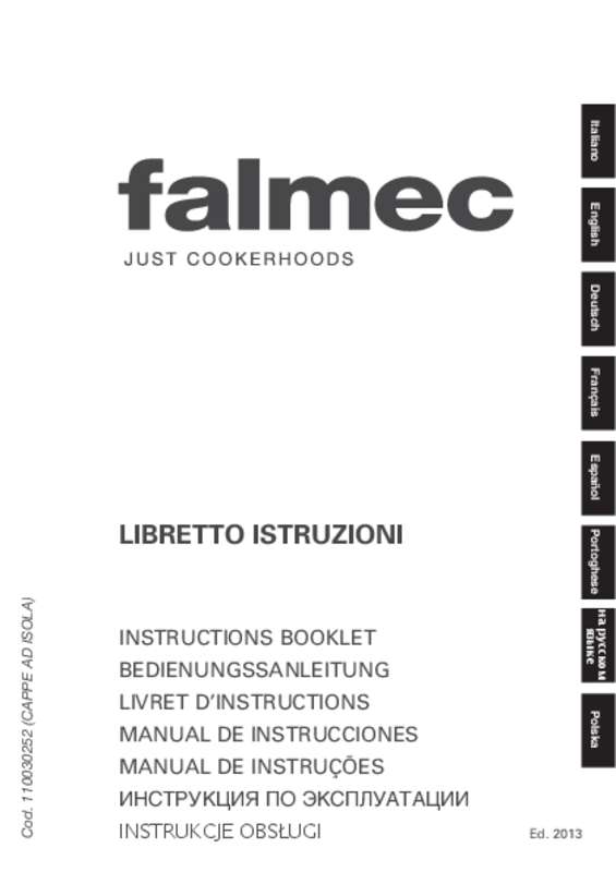 Guide utilisation FALMEC LUMEN ILOT 120 de la marque FALMEC