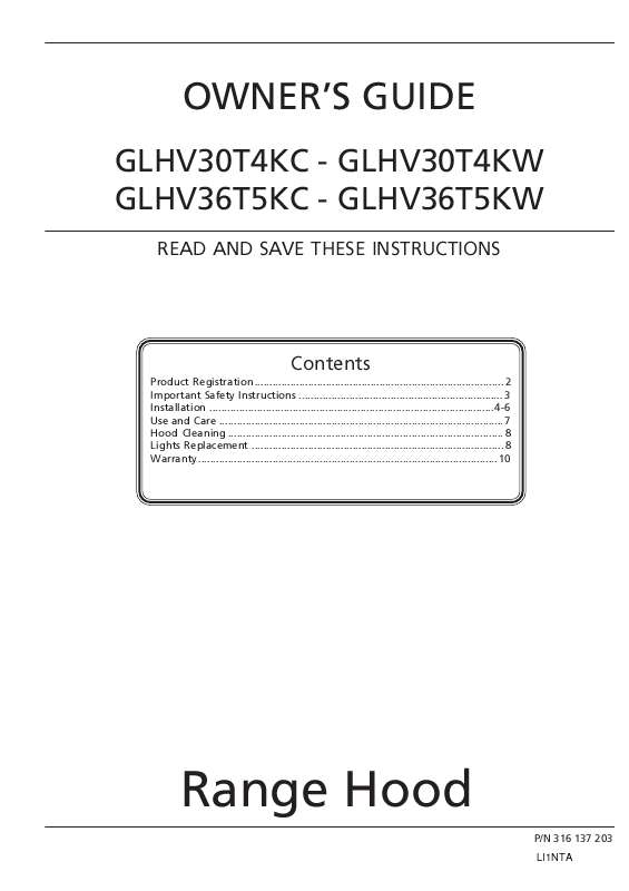 Guide utilisation  FRIGIDAIRE GLHV30T4KW  de la marque FRIGIDAIRE