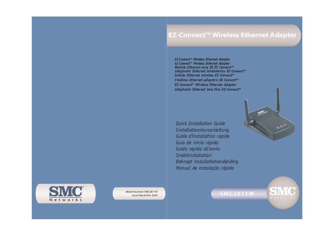 Guide utilisation SMC 2671W  de la marque SMC