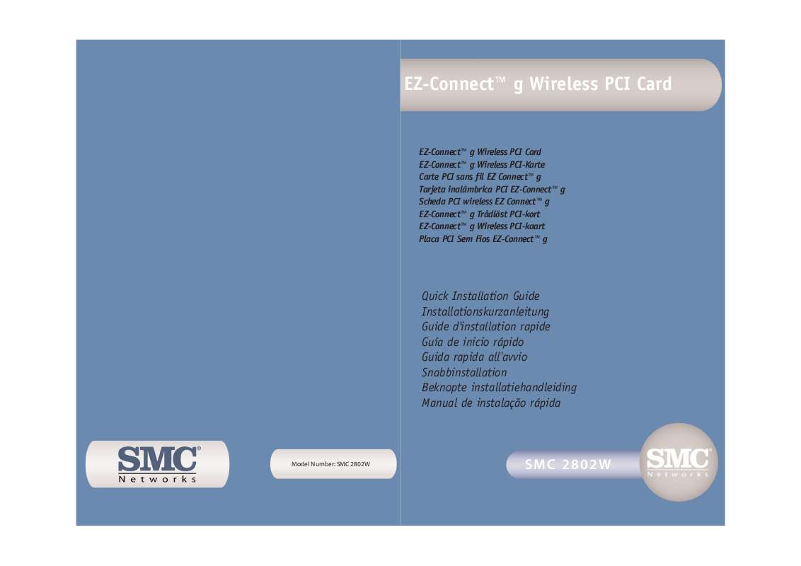 Guide utilisation SMC 2802W  de la marque SMC
