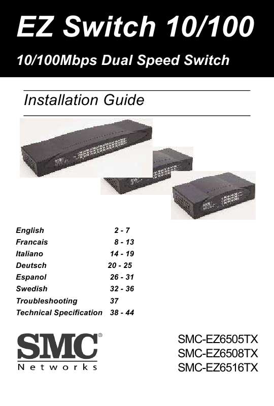 Guide utilisation SMC EZ6505TX  de la marque SMC