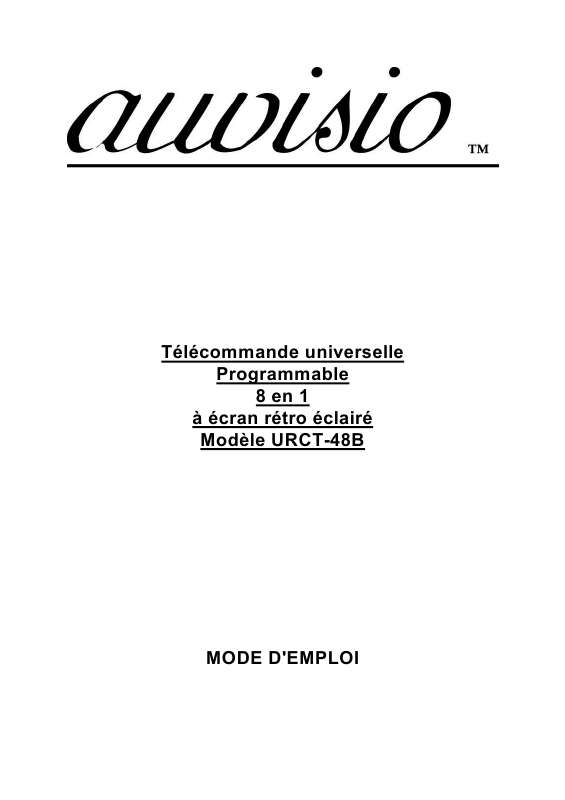 Guide utilisation AUVISIO URCT-48B  de la marque AUVISIO