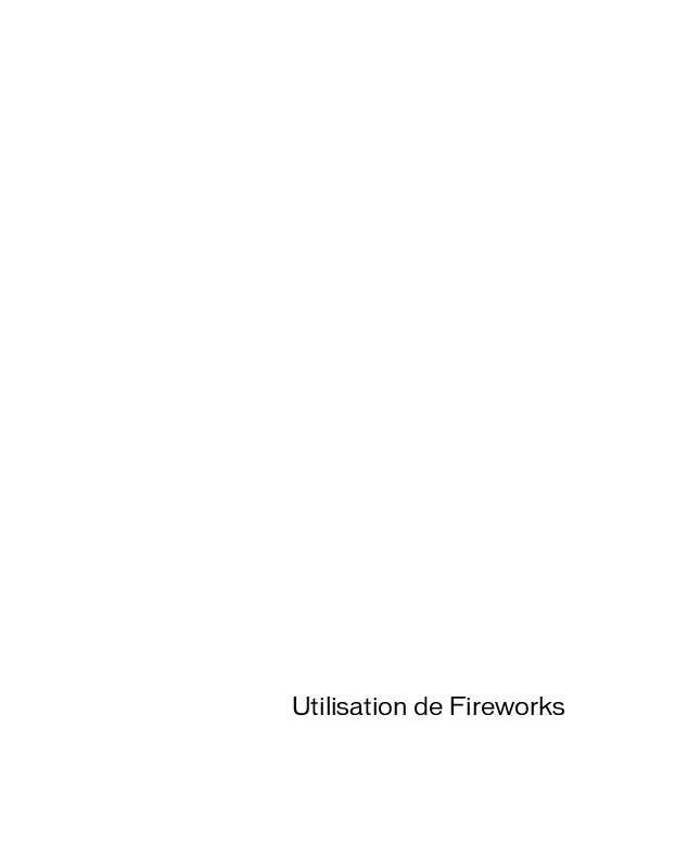 Guide utilisation  MACROMEDIA FIREWORKS 8-UTILISATION DE FIREWORKS  de la marque MACROMEDIA